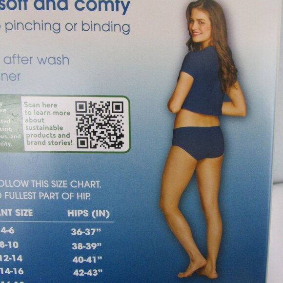 NIB Fruit of the Loom Women's Beyondsoft® Hipster Panty, Assorted 6 Pack - Picture 6 of 10